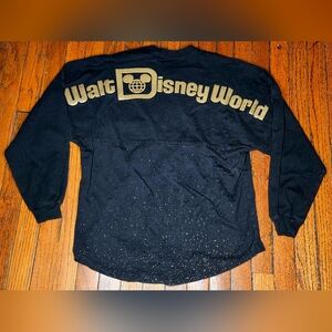 Disney Parks Size Small Belle of the Ball Bronze Spirit Jersey Black Shirt B5